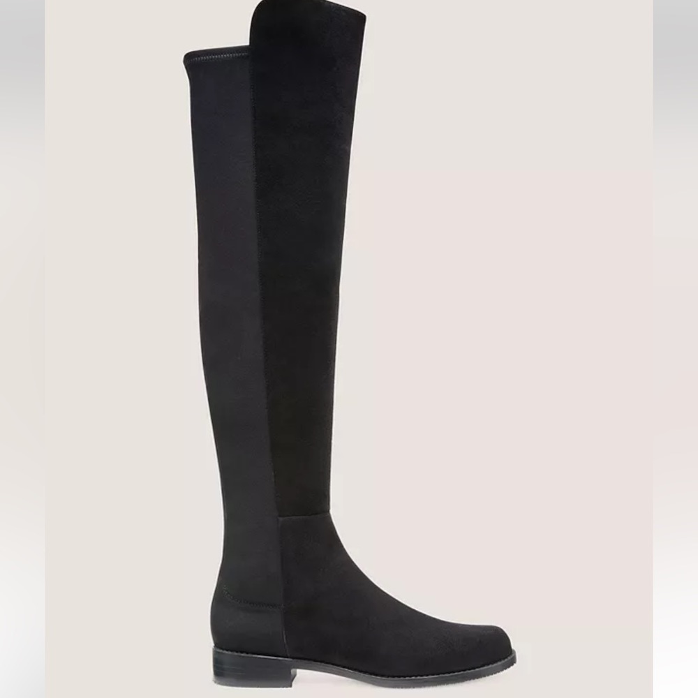 SOLD Stuart Weitzman - 5050 boot, suede/black